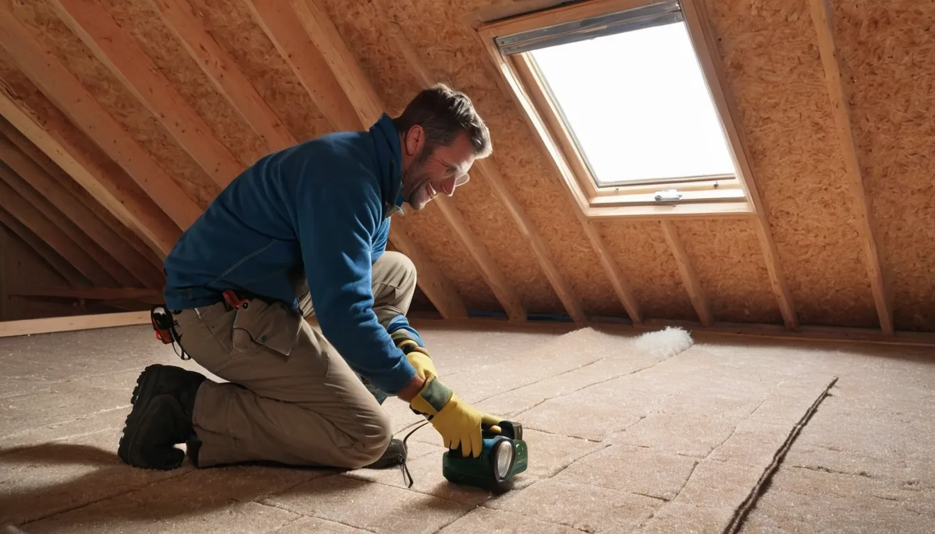Friendly local provider inspecting an attic in a Cahokia Heights home for signs of rodents and wildlife